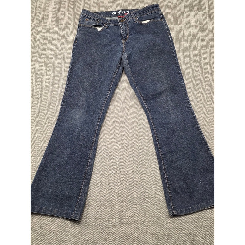 Denizen from Levis Women Misses 10 M Bootcut Jeans Dark Wash Blue‎ Stretch Denim